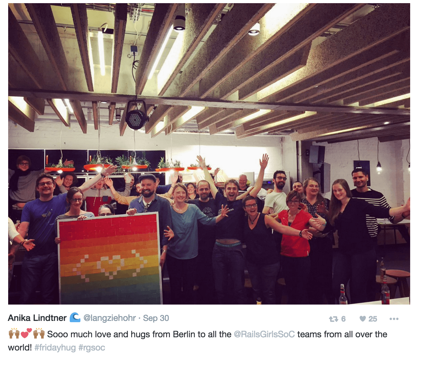 Excerpt from Twitter Moment: celebration at SoundCloud