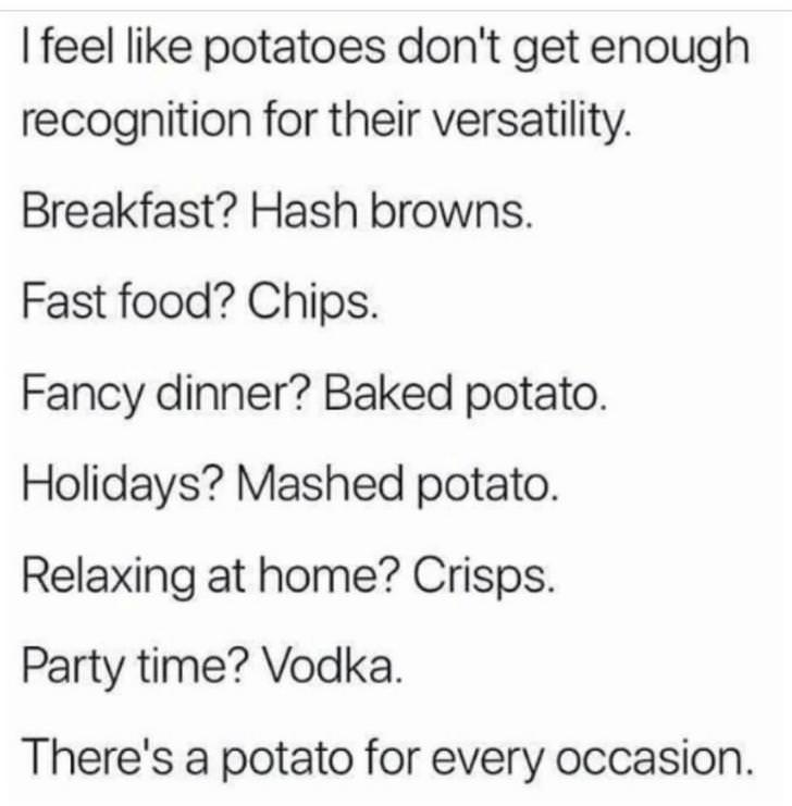 A potato for everything