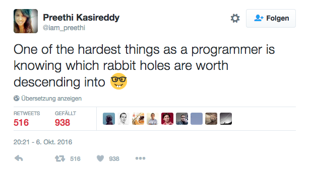 Rabbit Hole Tweet
