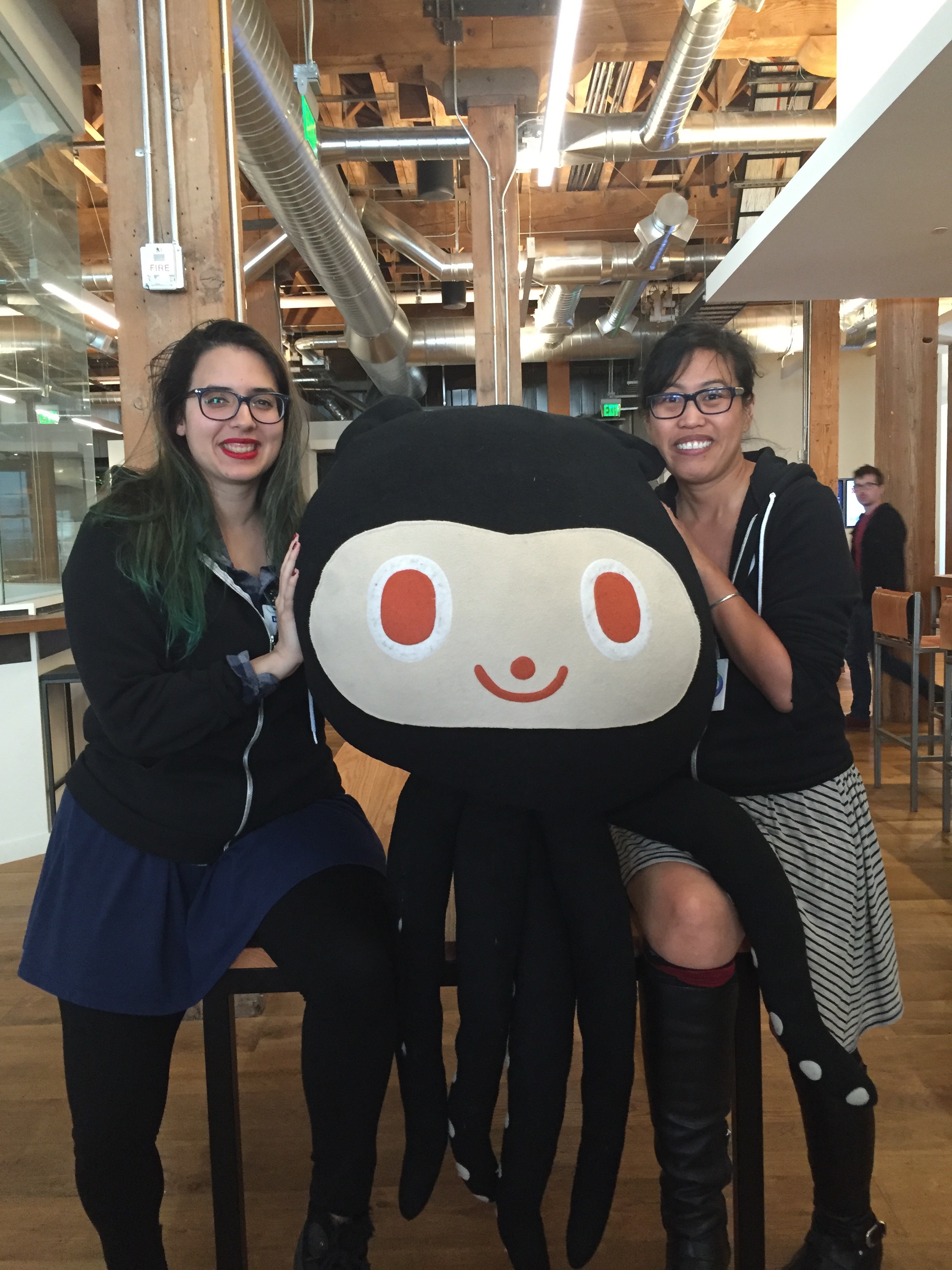 Team Hackbrighters with Octocat