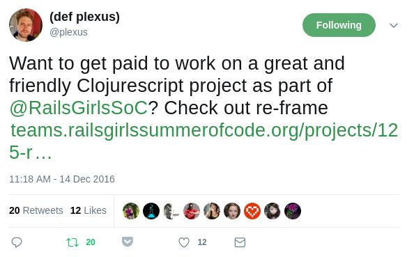 plexus rgsoc tweet