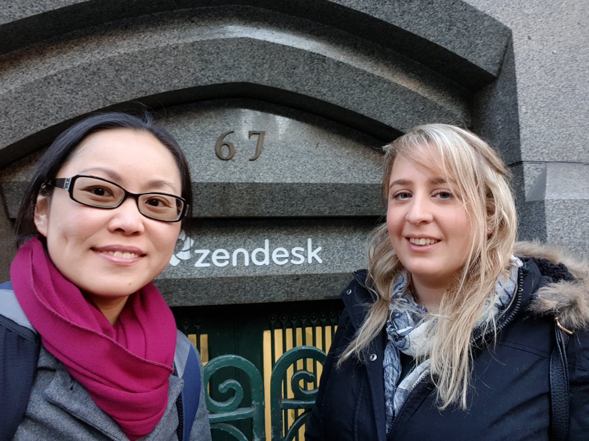 Our First day at Zendesk