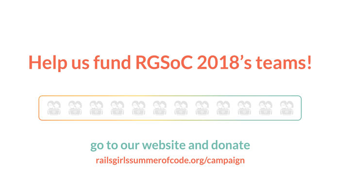 Sponsor RGSoC 2018's Teams ans share with us why you are #ThankfulForRGSoC (gif by Ana Sofia Pinho)