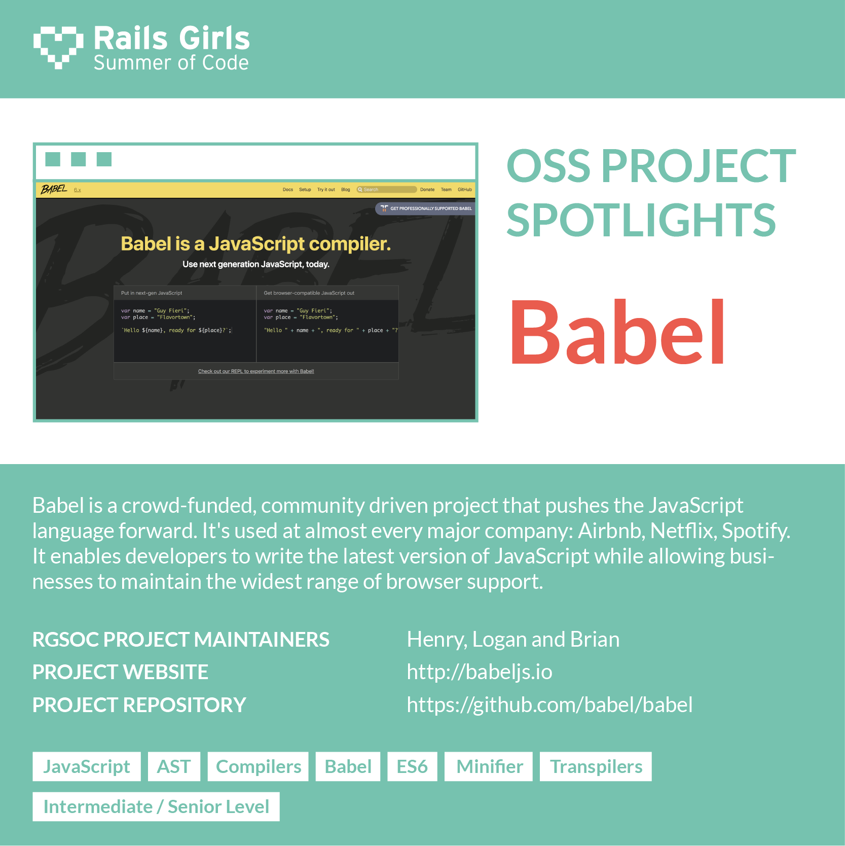 OSS Project Spotlight: Babel
