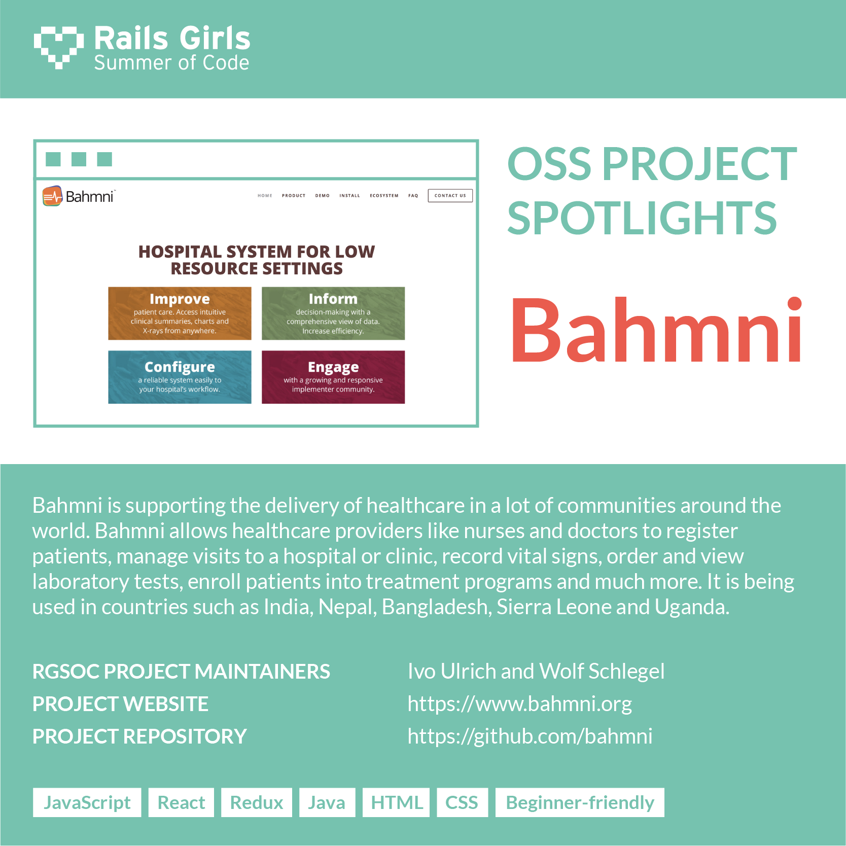 OSS Project Spotlight: Bahmni