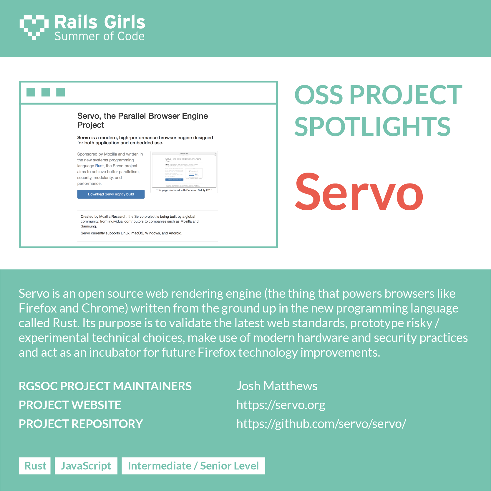 OSS Project Spotlight: Servo